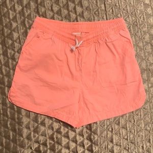 Girls rope tie waist shorts with pockets
